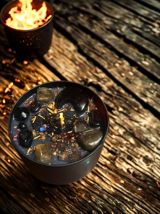 8oz Mystery Crystal Candle