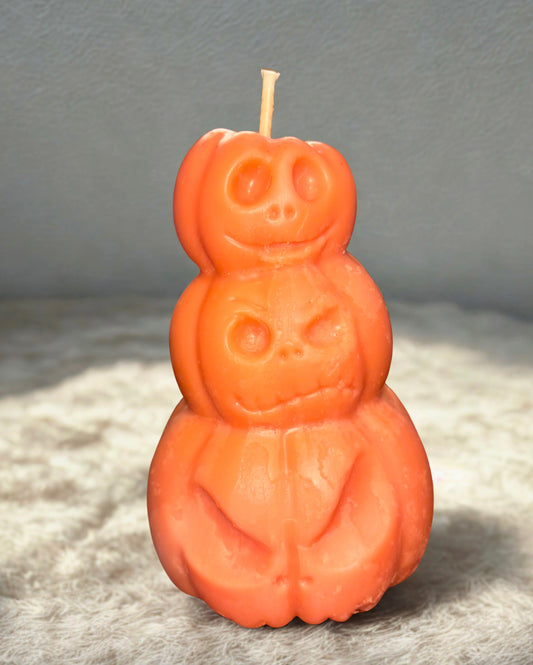 Jack-o’-lantern Trio Pillar